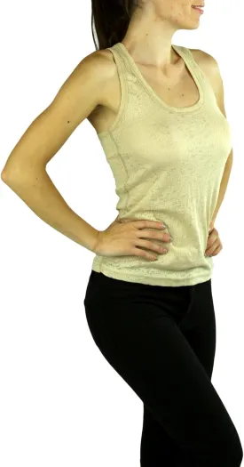 ToBeInStyle Women's Racerback Classic Solid Print Tank Top