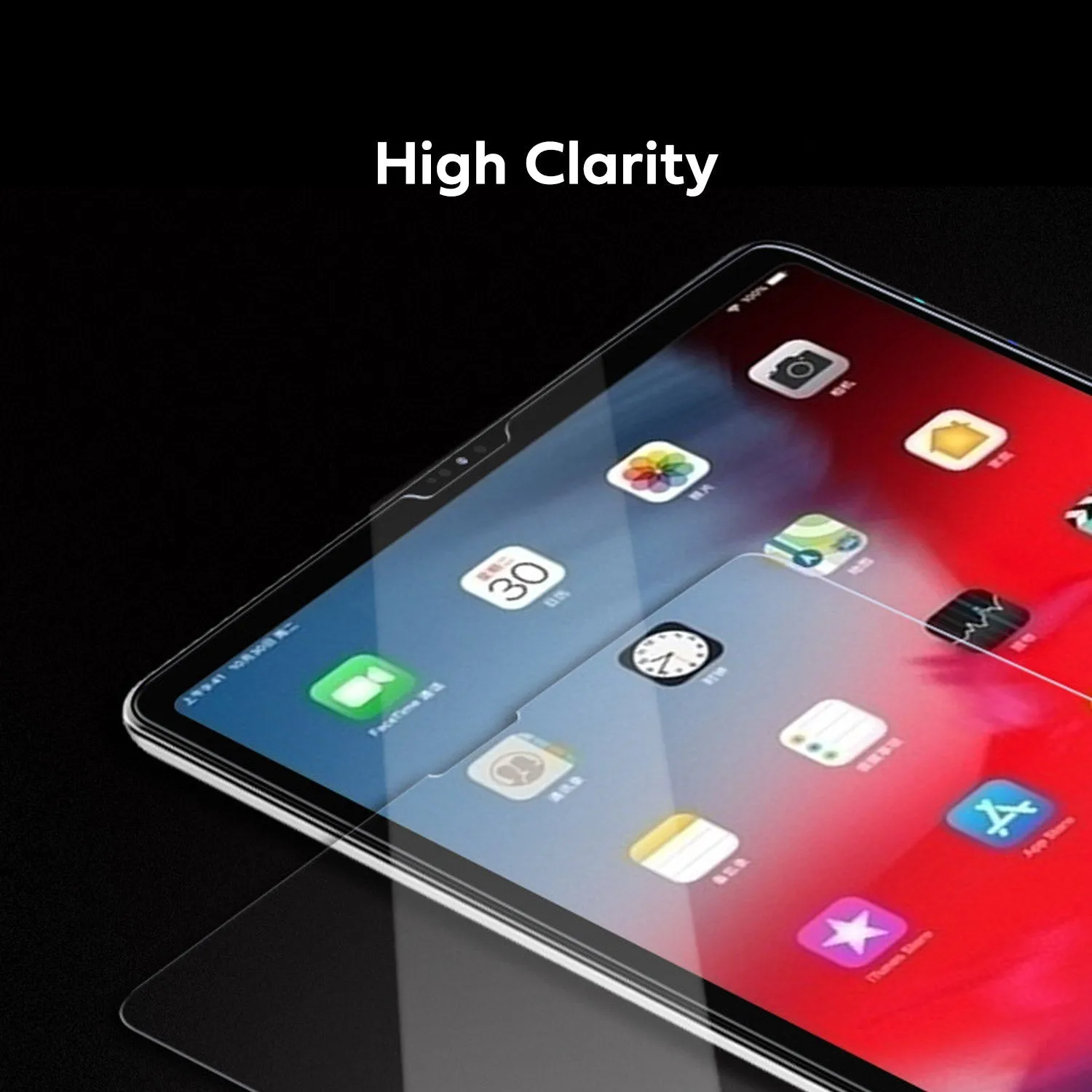 Tough On iPad Pro 2022 2021 2020 2018 11" Anti Glare Tempered Glass Screen Protector Anti-Blue Light