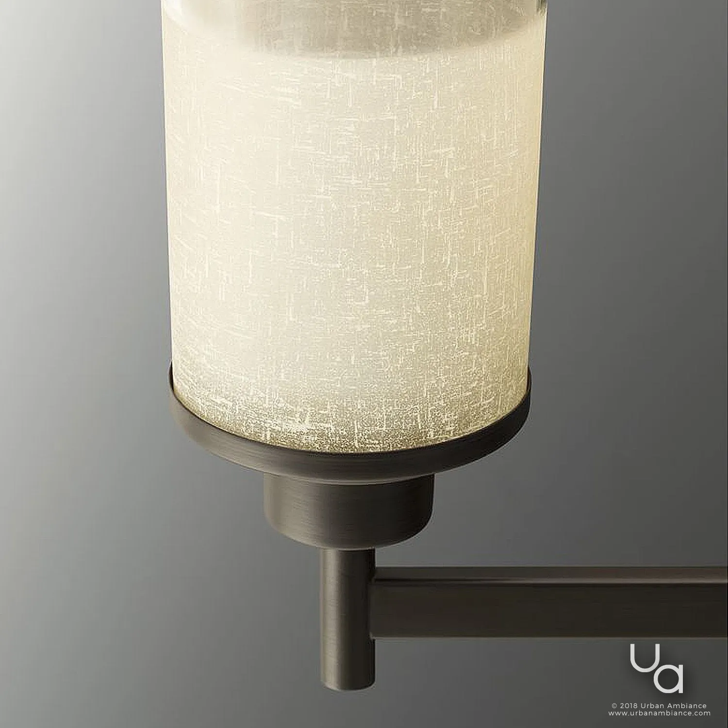 UHP2020 Contemporary Chandelier, 19.8125"H x 34.167"W, Olde Bronze Finish, Cupertino Collection