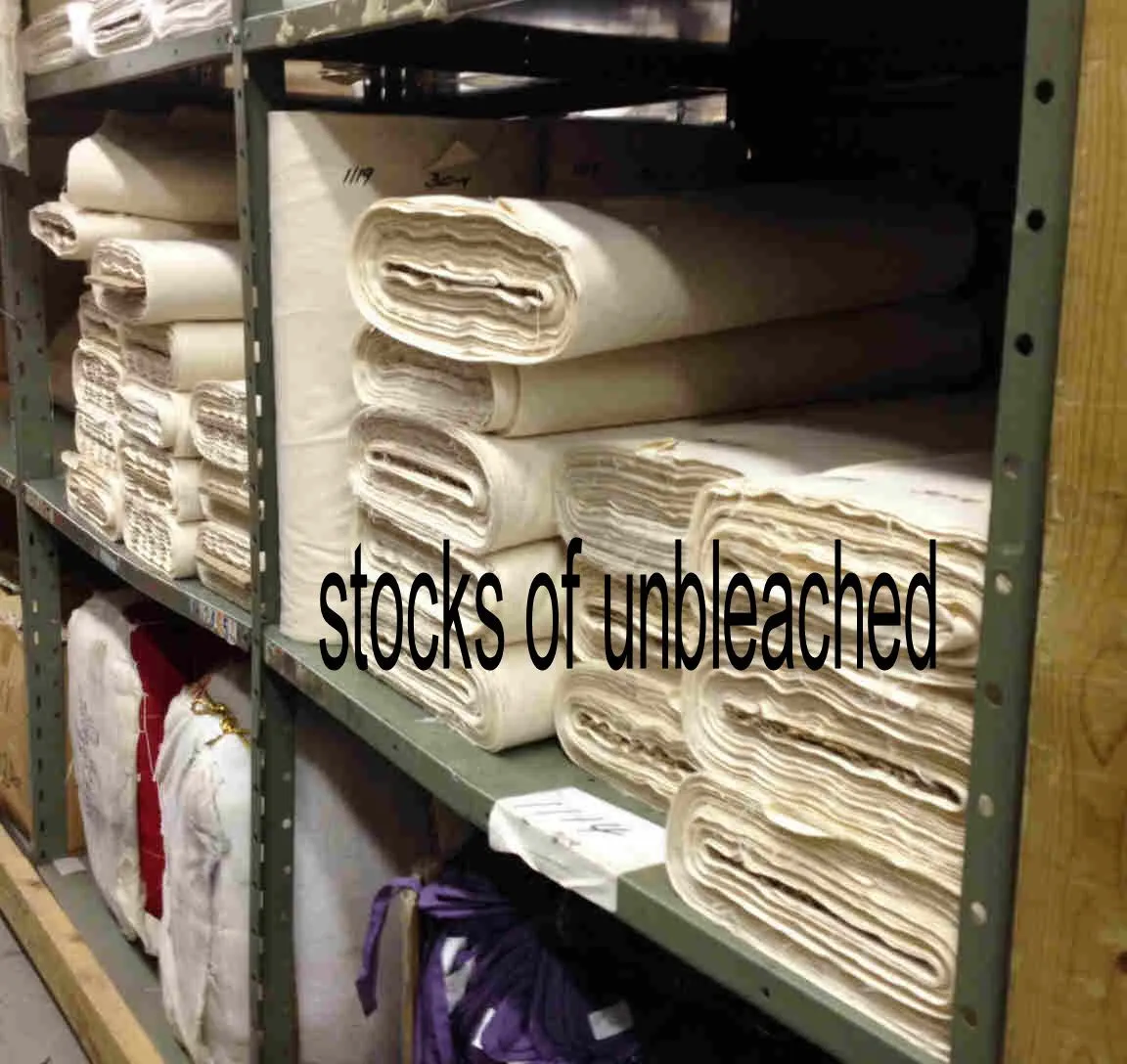 Unbleached Cotton Muslin 63" Wide