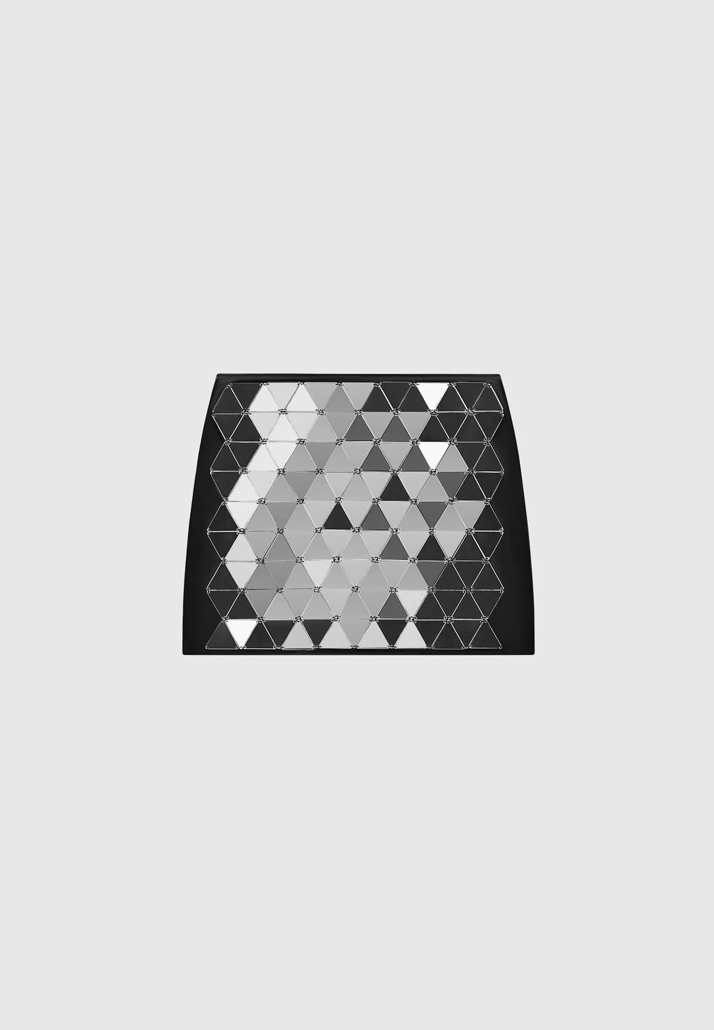 Vegan Leather Mirrored Mini Skirt